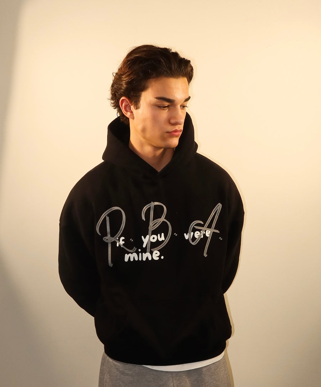if you were mine HOODIE [black]