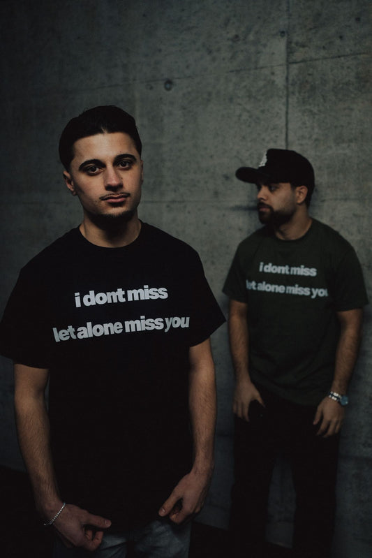 MISS ME tee [black]