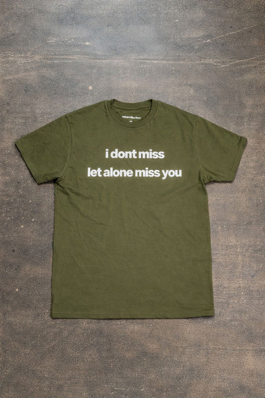 MISS ME tee [olive]