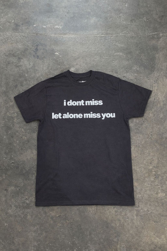 MISS ME tee [black]